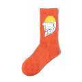 Süße beliebte Cartoon -Design süße Baumwollmode lustige Frau Happy Socken